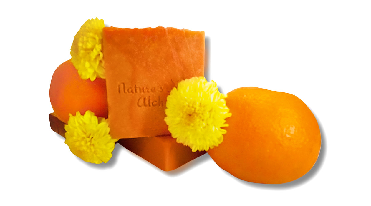 Nature's Alchemy Honey Oats Orange Exfoliating Body & Face Soap (125 gm)