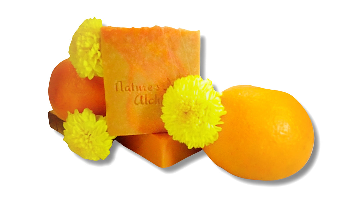 Nature's Alchemy Honey Oats Orange Exfoliating Body & Face Soap (125 gm)