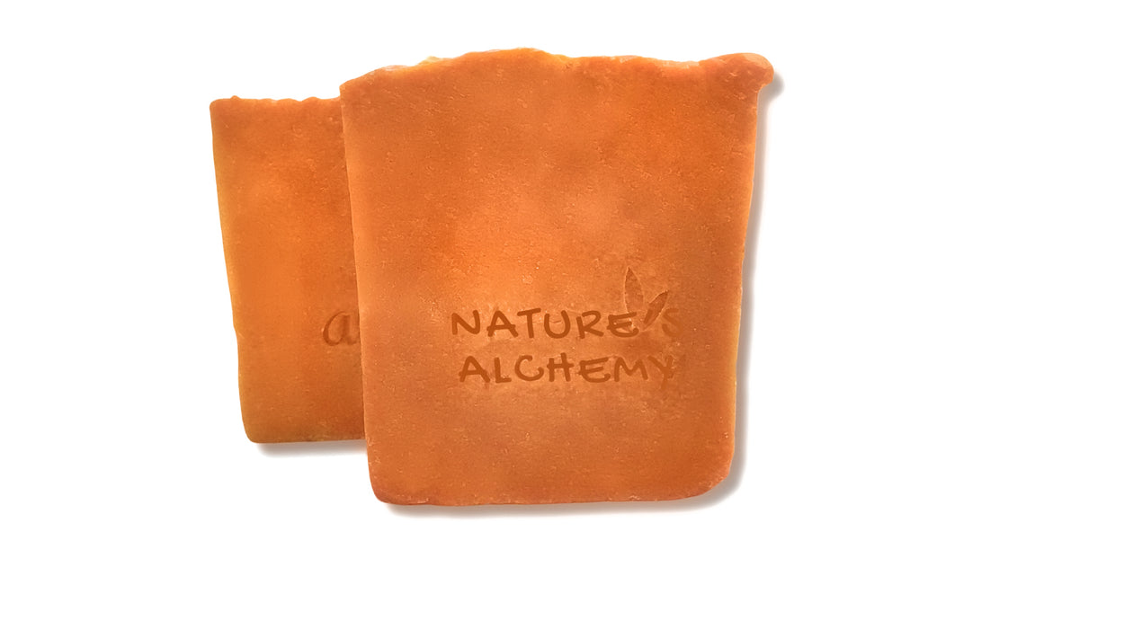 Nature's Alchemy Honey Oats Orange Exfoliating Body & Face Soap (125 gm)