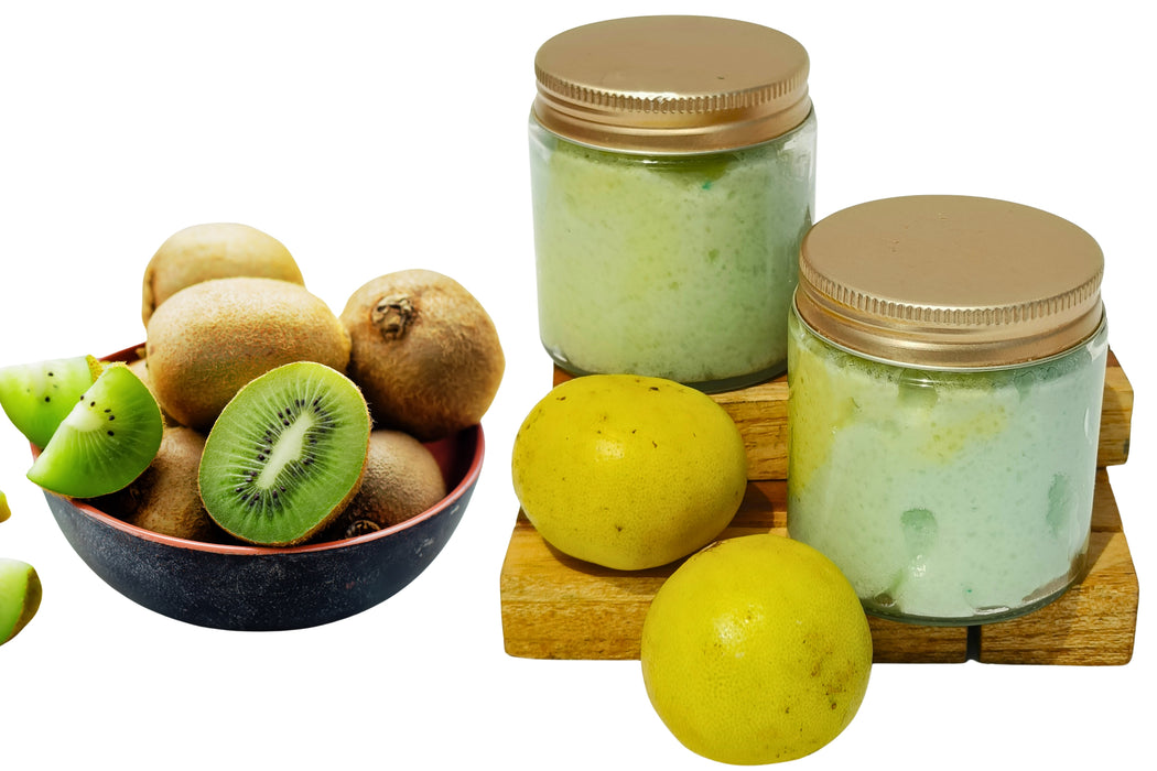 Nature's Alchemy Hemp Oil Lemon Kiwi Sugar Body Scrub